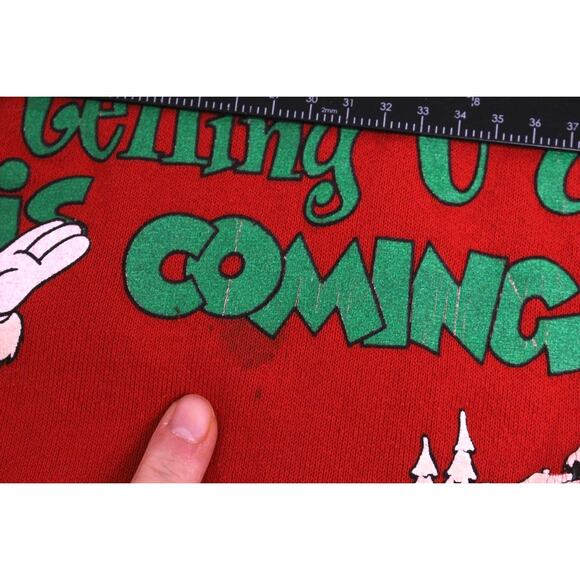 Vintage Mickey Mouse and Friends Christmas Sweatshirt XL - Picture 4 of 9